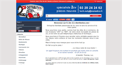 Desktop Screenshot of 2cv-distribution.com